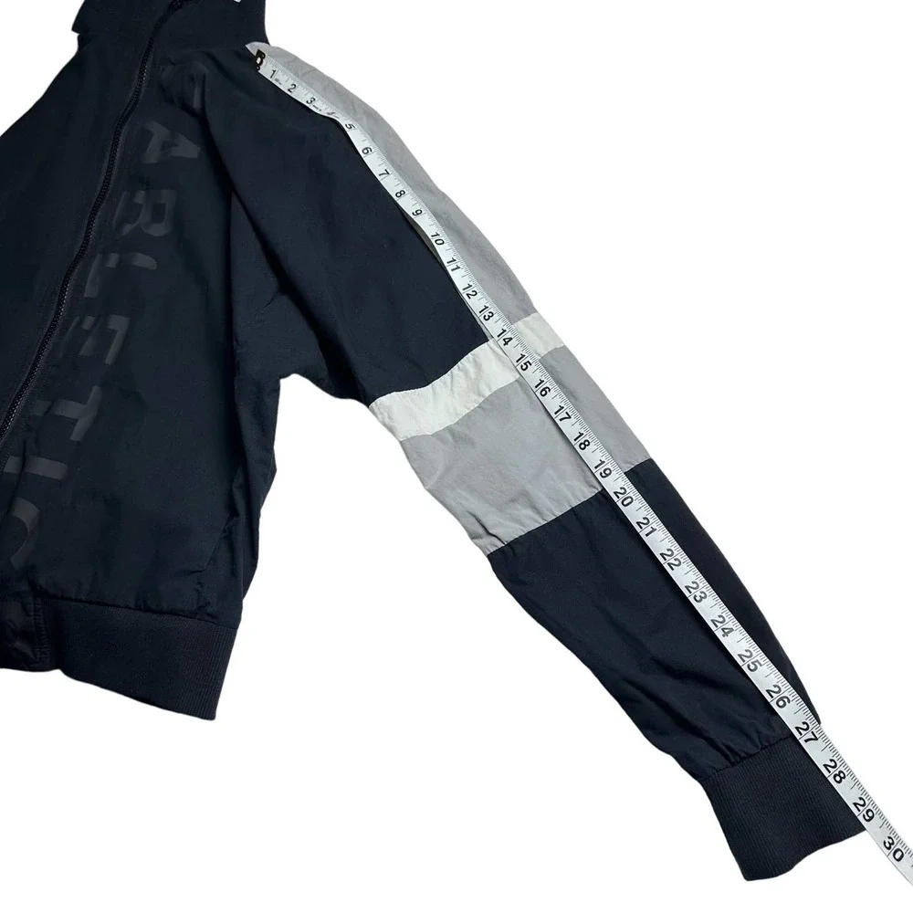 Fabletics | Women | Jayda Woven Black White Zip Up Athletic Jacket | Size Small - Picture 5 of 12